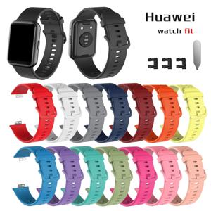화웨이 시계 용 실리콘 밴드 TIA-B19/B09 Smartwatch 손목 밴드 벨트 화웨이 시계 적합