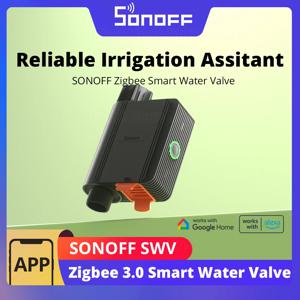 SONOFF SWV Zigbee 스마트 워터 밸브, IP55 자동 관개, eWeLink Alexa Google 통한 리모컨 시간 일정, 쉬운 설치