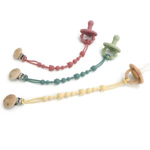 진정 젖꼭지 안티 체인 아기 유모차 Teether 안티 손실 체인 아기 실리콘 젖꼭지 클립 장난감 물린 접착제 매는 밧줄