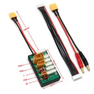 XT30 XT60 XT90 JST T 플러그 2-6S 병렬 충전 보드 (Skyrc B6 B6AC ISDT Q6 Lite HOTA D6 Pro ToolkitRC 충전기용)
