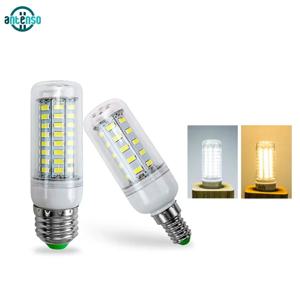 1-10pcs LED 전구 AC 220V E14 Led 촛불 전구 E27 테이블 옥수수 램프 Led 24 36 48 56 69 72leds Bombilla 샹들리에 조명
