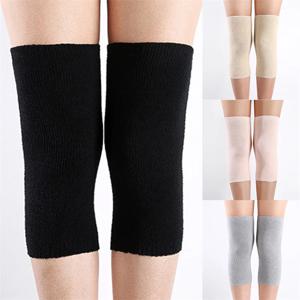 1 쌍 겨울 따뜻한 무릎 패드 대나무 숯 보호 장비 여성 노인 Kneepad 지원 겨울 실행 무릎 보호대