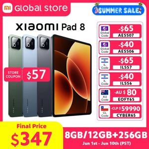 글로벌 버전 샤오미 패드 8 스냅드래곤 ®   8세대 4 CPU 13MP 카메라 9200mAh 45W 터보 충전 11.2인치 144Hz 디스플레이 미 태블릿