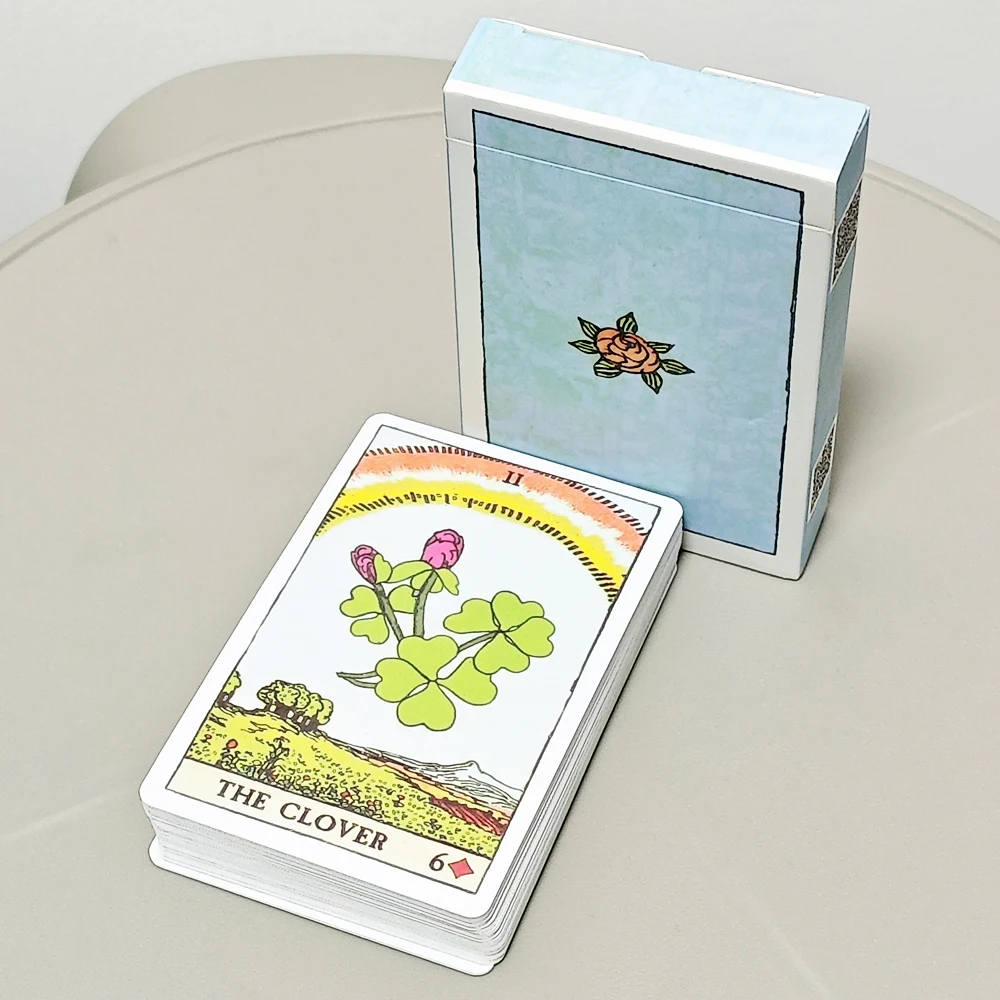 Pixie의 놀라운 Lenormand 9*6cm Smith-Waite 타로 데크 및 