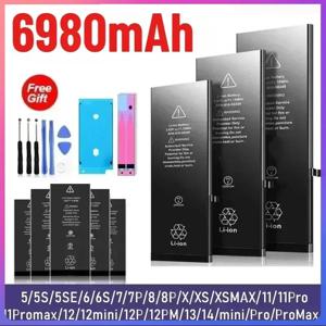 IPhone 14 13 12 Pro 6S 6 7 8 Plus X XS Max 배터리 용 제로 사이클 충전식 배터리 Iphone 리튬 배터리 용 고품질