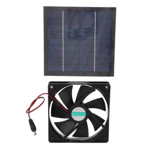 태양열 팬 방수 IP65 20% 변환율 20W 주방용 배기 팬 온실 애완 동물 주택 태양 전지 패널 팬 키트