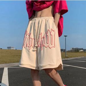 여름 남성 운동복 캐주얼 루즈 반바지 남성 비치 반바지 바지 솔리드 컬러 Drawstring 농구 바지 스포츠웨어 남성