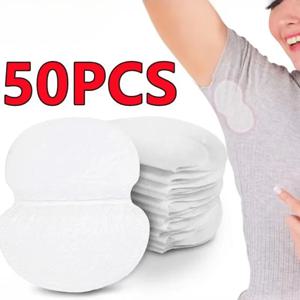 20/30/40/50/100pcs 겨드랑이 땀 패드, 빨 수있는 땀 흡수 가드, 드레스 땀 땀 패드 쉴드
