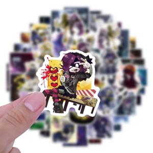 110PCS 애니메이션 살인 드론 낙서 스티커 만화 데칼 오토바이 여행 수하물 기타 노트북 DIY 스티커 어린이 선물