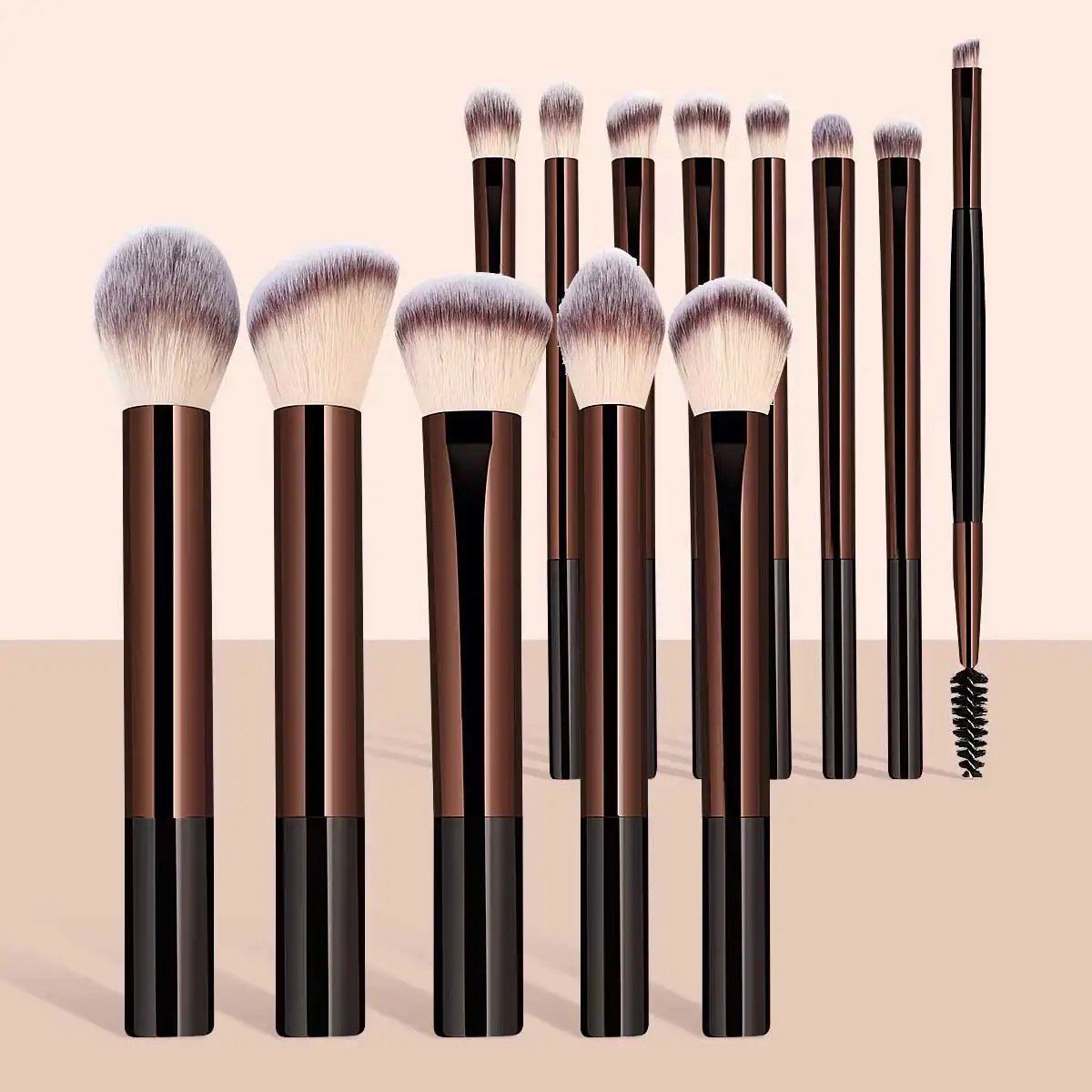 13PCS 메이크업 브러쉬 세트 파운데이션 컨실러 파우더 아이 섀도우 블러쉬 브러쉬 가부키 블렌딩 화장품 뷰티 도구 페이스