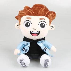 카일러스 게임 봉제 인형, 만화 인형, 귀여운 파란색 옷, 팬들을 위한 생일 선물, 25cm