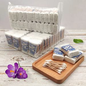500/1200pcs 양면 면봉, 아기 면봉, 귀 청소 스틱, 건강한 청소 도구