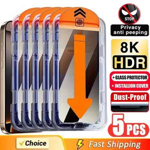 삼성 S26 울트라 A56 5G A57 A37 A16 A55 A17 A54 A36 S25 울트라 S24 글래스용 1-5개입 올레오포빅 코팅 프라이버시 스크린 보호필름