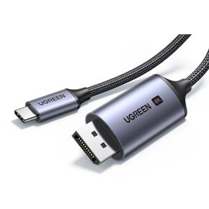 UGREEN USB C - 디스플레이포트 1.4 케이블 8K@60Hz 4K@240Hz 썬더볼트 4/3 - 디스플레이포트 케이블 USB C - DP 1.4 32.4Gbps 알루미늄 편조