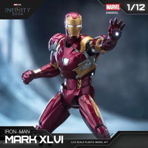재고 있음 Fondjoy Iron Man Mk46 조립 모델 액션 피규어 1/12 Iron Man 모델 Collectible Model PVC 모델 소년 생일 선물
