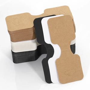 50pcs 9x3.5cm 크래프트 종이 포장