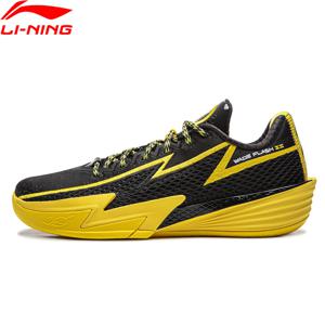 Li-Ning 남성용 WADE FLASH 2 온코트 농구화 BOOM 쿠셔닝 통기성 LiNing 안정적인 운동화 ABPV013