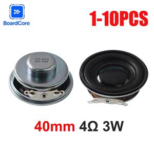 1-10개 40mm 스피커 4R 3W 미니 앰프/블루투스 스피커 -와트 4옴 40mm 소형 스피커 DIY 전자제품용