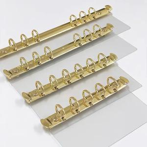 A5 A6 A7 A8 링 바인더 버클 금속 바인더 6홀 클립 파일 폴더 쉘 노트북 측면 삽입 루즈리프 북 보드 플래너