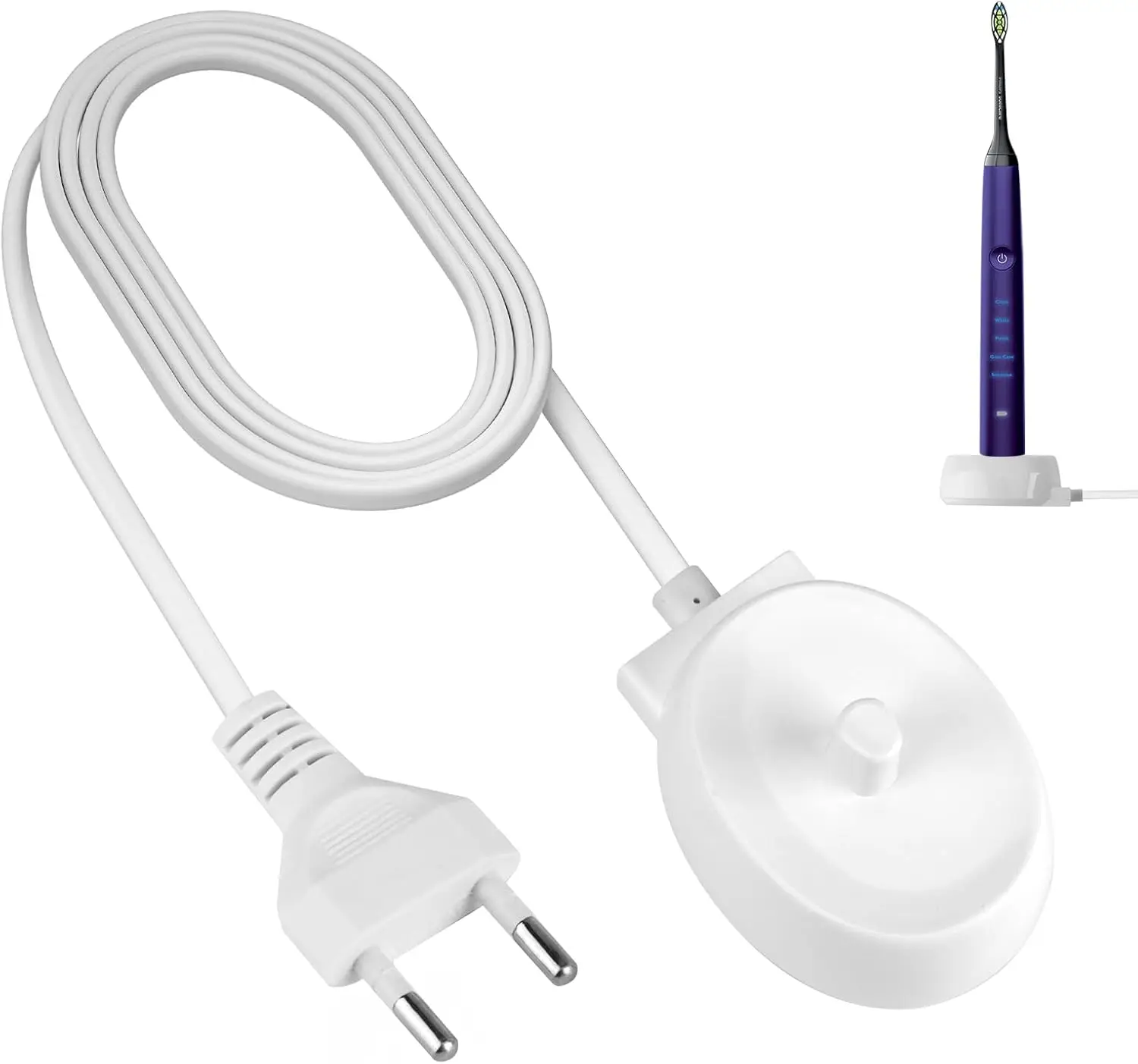 USB/EU 교체용 충전기, 오랄비 전동칫솔 시리즈 3 4 5 6 프로 1000/3000/5000 유도 충전 베이스와 호환 가능