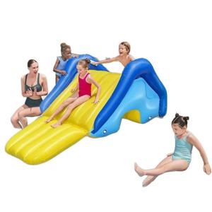 맞춤형 두꺼운 PVC 물 스프레이 슬라이드 놀이터 장난감, 어린이 및 성인용 물놀이 시설 인플레이터블