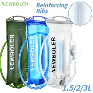 NEWBOLER 물 방광 수화 배낭 2L 용량 PEVA 물 가방 저수지 러닝 사이클링 수화 물 저장 가방
