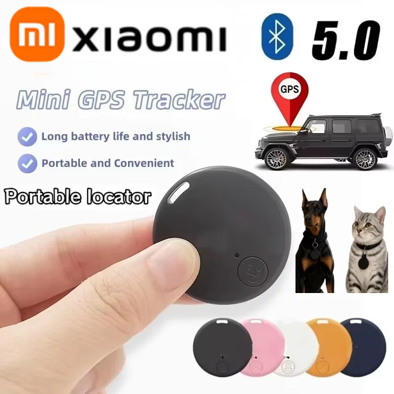 Xiaomi 미니 GPS 트래커 블루투스 5.0 분실 방지 GPS 장치 애완 동물 어린이 가방 지갑 추적 IOS 안드로이드 스마트 파인더 로케이터 신제품