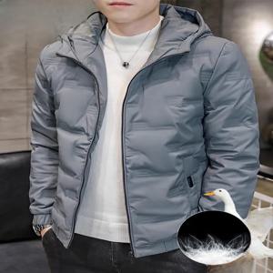TUCANO 새로운 남성용 두꺼운 후드 다운 재킷 가을 겨울 아우터 화이트 오리 다운 캐주얼 따뜻한 방풍 방한