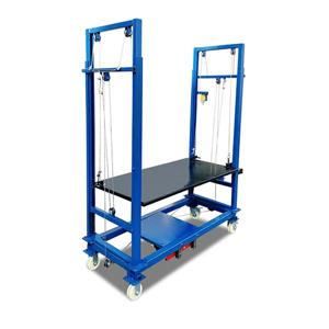 고품질 안전 우선 500kg 하중 전동 스캐폴딩 리프트 플랫폼 강철 와이어 로프 슬링 소매 가정용 신제품
