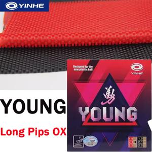 # YINHE YOUNG Cured/Uncured 탁구 러버 롱 핍스 OX 중형 및 대형 입자 핑퐁 싱글 러버 (스펀지 없음)