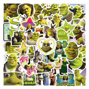 60/120PCS 만화 괴물 슈렉 그래피티 스티커 DIY 여행가방 노트북 헬멧 기타 전화기 스티커 방수 데칼