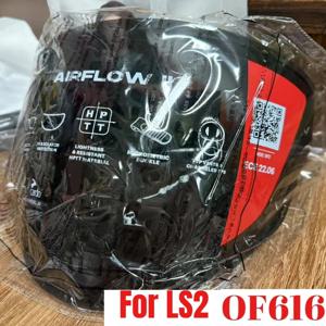 LS2 OF616 에어플로우 II 오토바이 하프 헬멧 of616 오리지널 렌즈 블랙 렌즈 컬러 바이저 헬멧 액세서리
