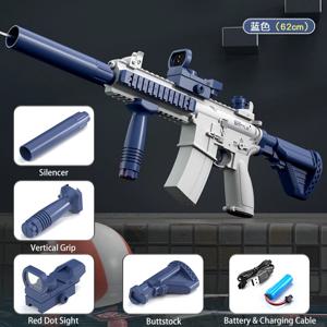 M416 전동 물총 전자동 여름 물놀이 해변 야외 놀이 장난감 어린이 남아 여아 성인 선물