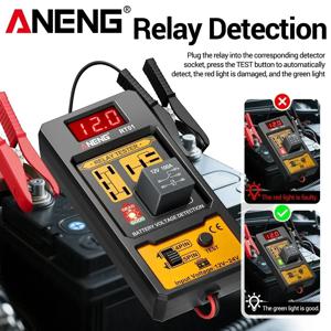 ANENG 11-25V 자동차 배터리 체커 자동차 LED 표시등 릴레이 진단 범용 자동차 릴레이 테스터 전압 테스터 RT01