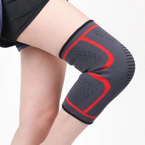 1PC 남성용 피트니스 러닝 사이클링 무릎 보호대 탄력 나일론 스포츠 압박 무릎 패드 슬리브 (농구, 배구용)