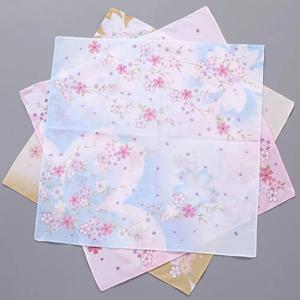 3pcs 여성 중국어 빈티지 손수건 100% 순수 코튼 소프트 프린트 스퀘어 타월 얇은 통기성 흡수성 땀 손수건 여름