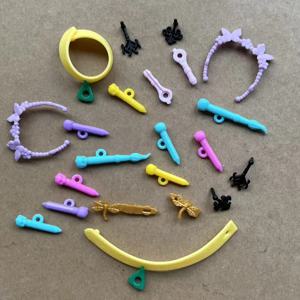 DIY 몬스터 인형 부품 허리띠 머리핀 귀걸이 머리띠 오리지널 인형 액세서리 개성 DIY 인형 장식