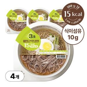 오늘부터 3초 메밀곤약냉면 320g 바로먹는 50kcal 물냉면 간편식 즉석 발효곤약 모밀 저칼로리 다이어트 한끼