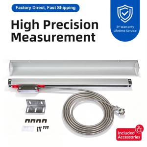 KA300 리니어 스케일 70-1020mm 1um/5um 해상도 광학 엔코더 TTL 5V 3m 케이블 (선반 밀링 DRO용)