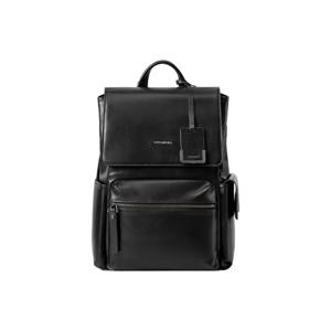 SAMSONITE 소가죽과 합성가죽 백팩 남성용 블랙 TM309101