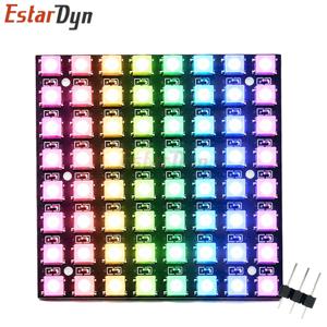 Estardyn WS2812 5050 RGB 8x8 64 LED 매트릭스 모듈 ESP32 DIY 애니메이션 디스플레이용 개별적으로 주소 지정이 가능한 풀 컬러