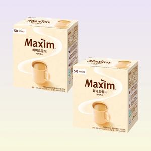 맥심 화이트 커피믹스 50T x 2통