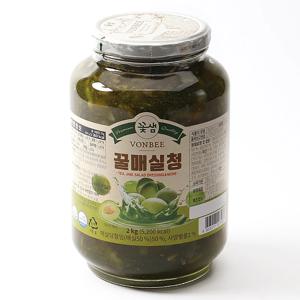 꽃샘 본비 꿀매실청 2kg 대용량 / 매실액 매실차 원액