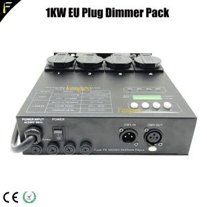 CPU 디지털 기술 매트릭스 DMX 조광기 후면 컨트롤러 디밍 팩, 무대 전등 기구, 4 채널 1kw