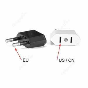 여행용 전기 플러그 어댑터, 미국 CN US-EU 플러그, 유로 전원 플러그, AC 전기 소켓 콘센트