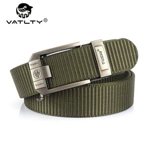VATLTY 자동 버클 벨트 남성 34mm 리얼 나일론 군사 전술 벨트 미끄럼 방지 하이킹 사냥 벨트 남성 허리띠