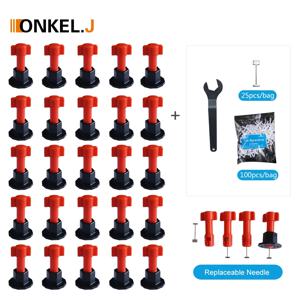 ONKE L.J 재사용 가능한 벽 타일 레벨링 시스템 툴키트, 레벨러 웨지 타일 스페이서, 바닥 벽 타일 카리지 레벨링 시스템
