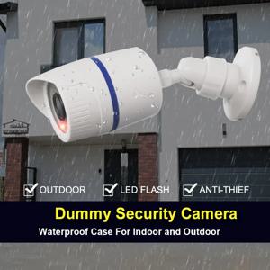 1PC 더미 가짜 카메라 시뮬레이션 감시 보안 CCTV 돔 카메라 실내 실외 홈 스토어에 대 한 하나의 LED 빛