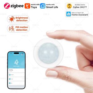 Tuya Zigbee 3.0 모션 센서, 적외선 인체 센서, 도난 방지 보안 감지기 센서, Pir + Lux 감지