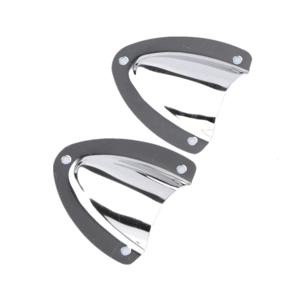 (2 Pcs) 보트 스테인레스 스틸 조개 껍질 커버, 미제트 벤트 호스 케이블, 해양 요트 액세서리, 해양 하드웨어,
